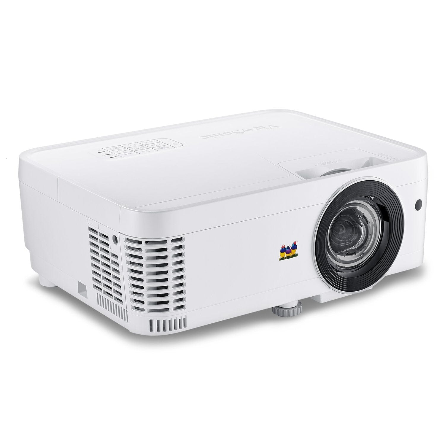 ViewSonic 3700 Lumens WXGA HDMI Networkable Short Throw Projector for Home and Office - Certified Refurbished