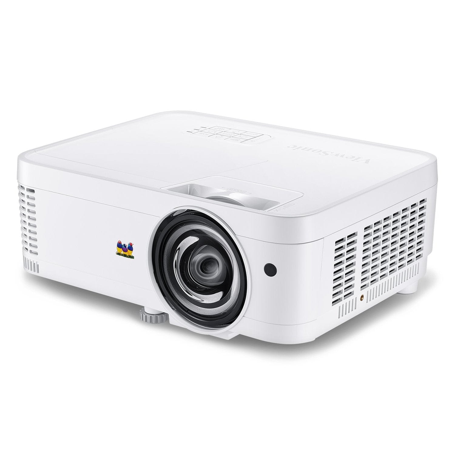 ViewSonic 3700 Lumens WXGA HDMI Networkable Short Throw Projector for Home and Office - Certified Refurbished