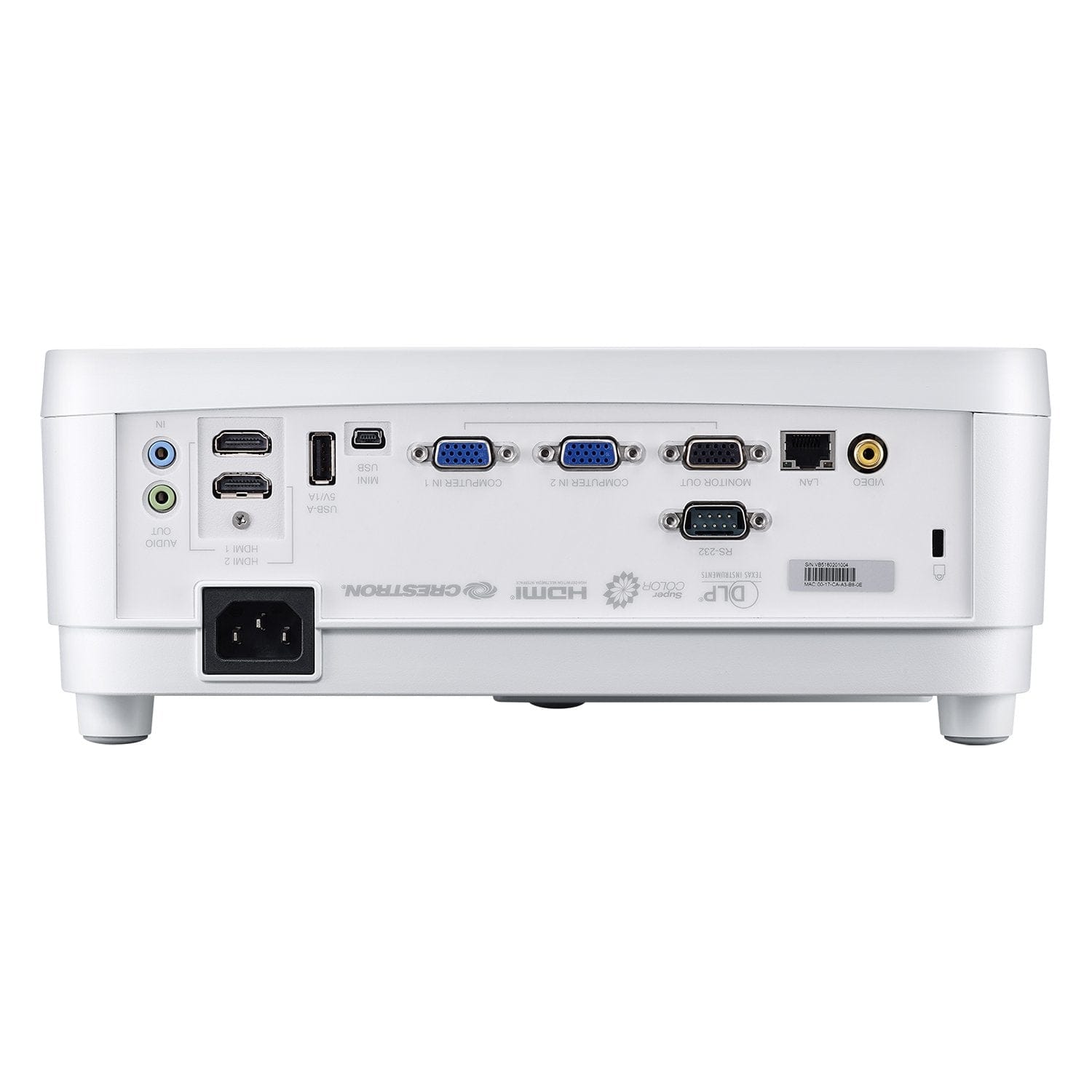 ViewSonic 3700 Lumens WXGA HDMI Networkable Short Throw Projector for Home and Office - Certified Refurbished