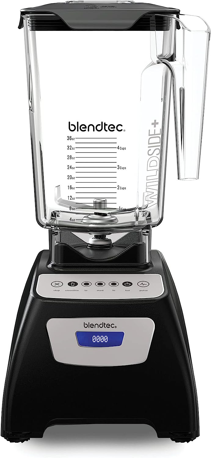 Blendtec Classic 570 Blender 90oz Jar WildSide+ Kitchen Blender Black - Certified Refurbished