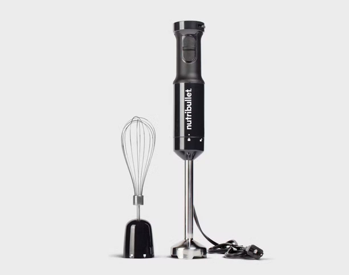 Nutribullet 2-Speed Immersion Blender System with Attachments Black - Certified Refurbished