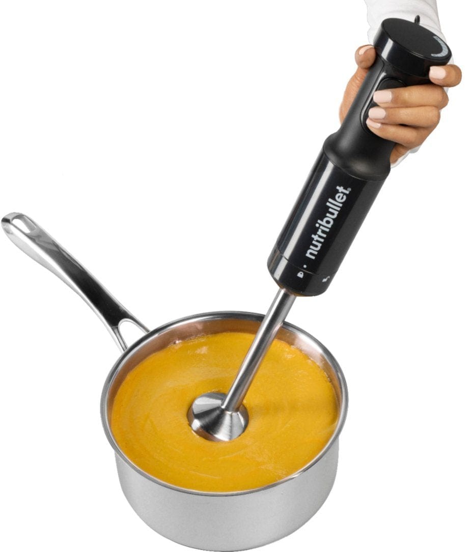 Nutribullet 2-Speed Immersion Blender System with Attachments Black - Certified Refurbished