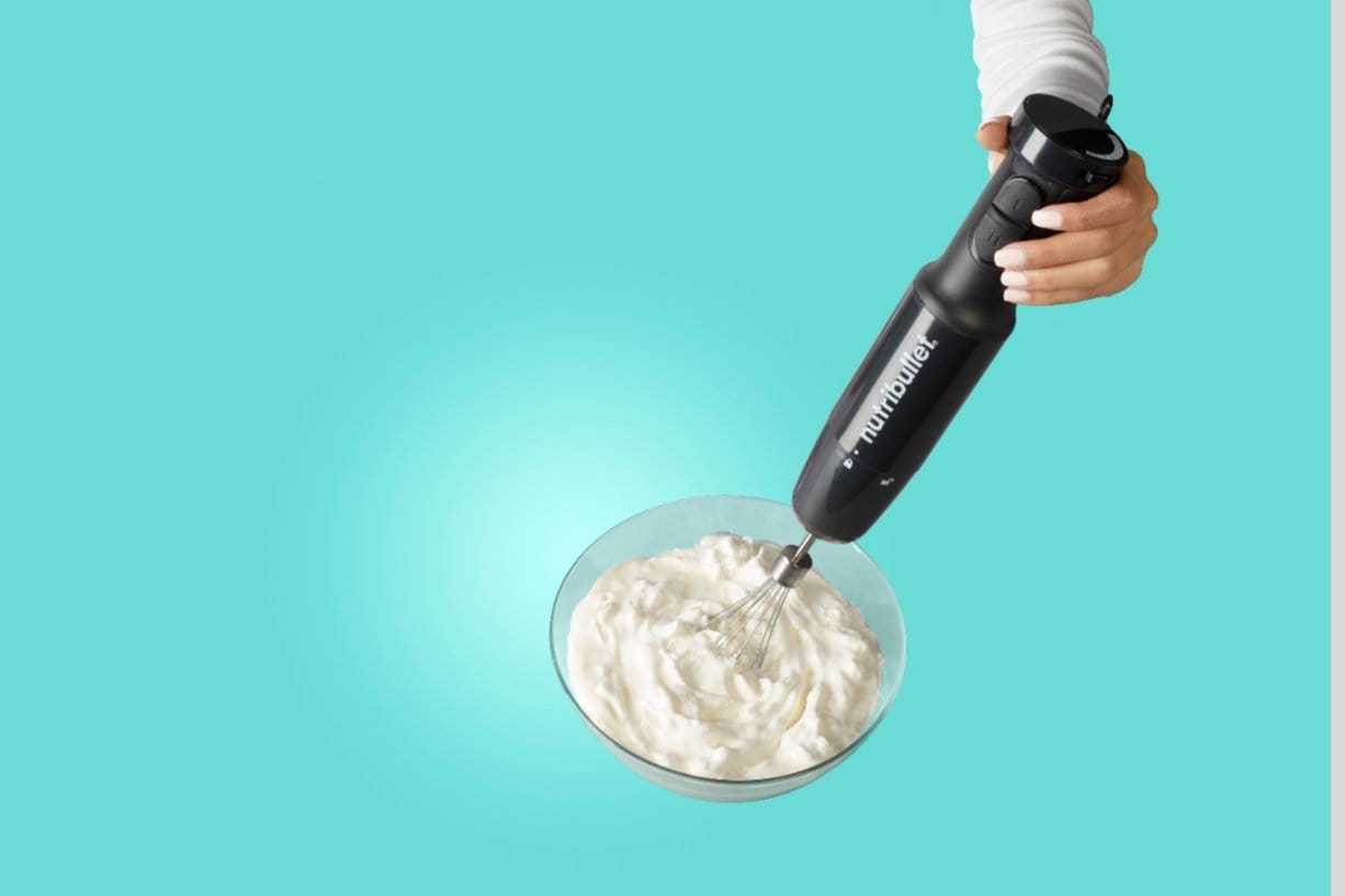 Nutribullet 2-Speed Immersion Blender System with Attachments Black - Certified Refurbished