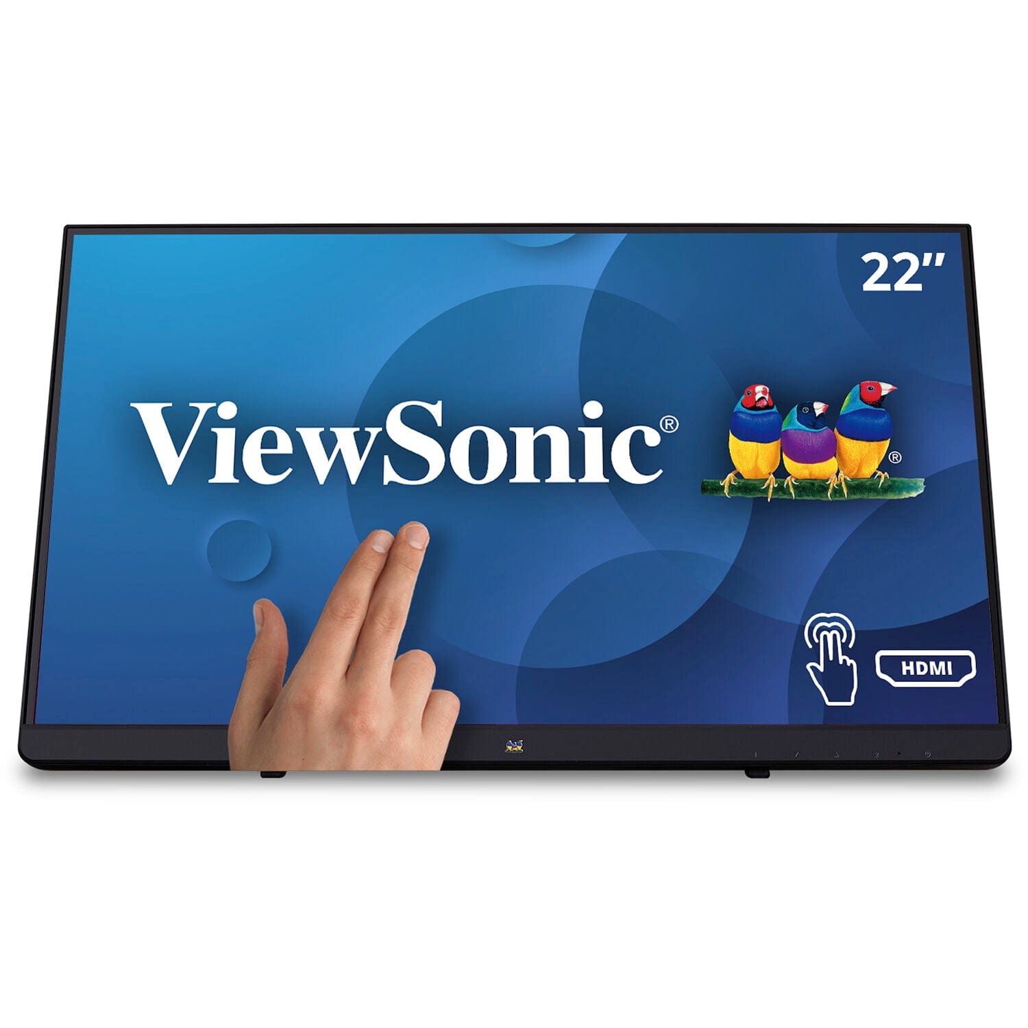 ViewSonic 22" Full HD Multi-Touch Display Monitor - Certified Refurbished