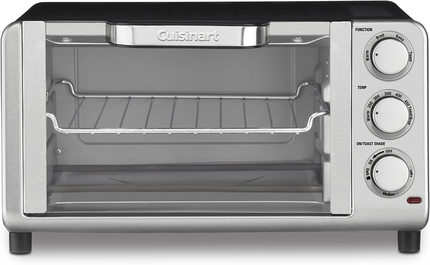 Cuisinart TOB-80FR Compact Broiler Toaster Oven Black - Certified Refurbished