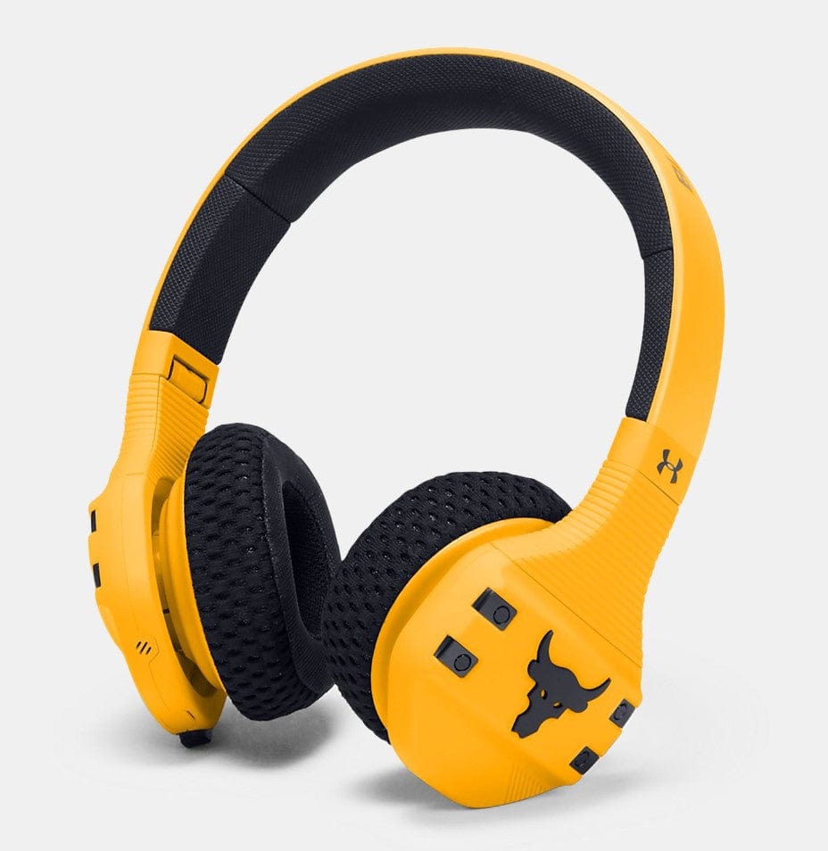 JBL Train Project Rock Headphones Yellow Certified Refurbished