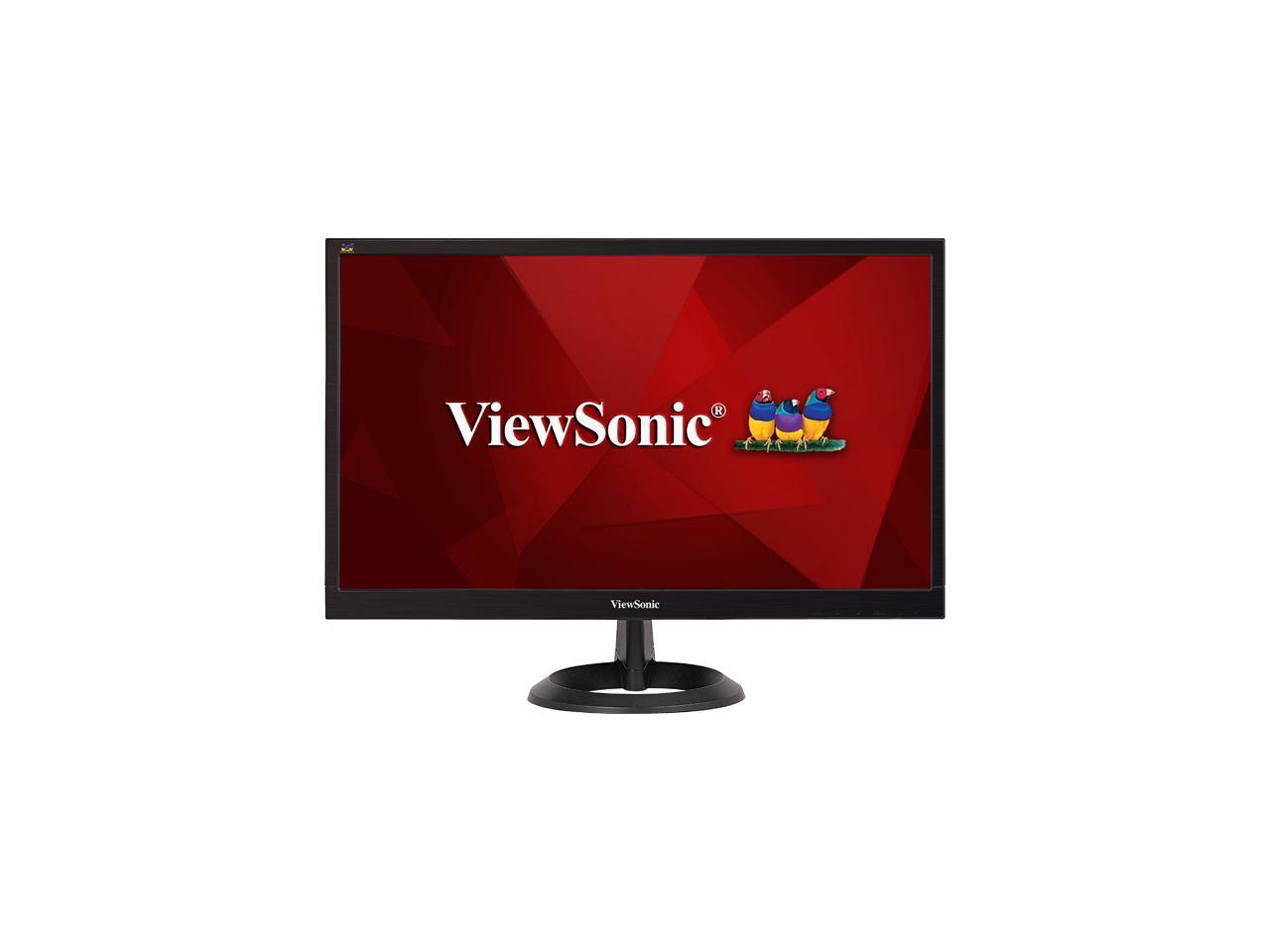 ViewSonic 22" Full HD LED 1080p HDMI & VGA Eye Care Technology Flicker-Free and Blue Light Filter - Certified Refurbished