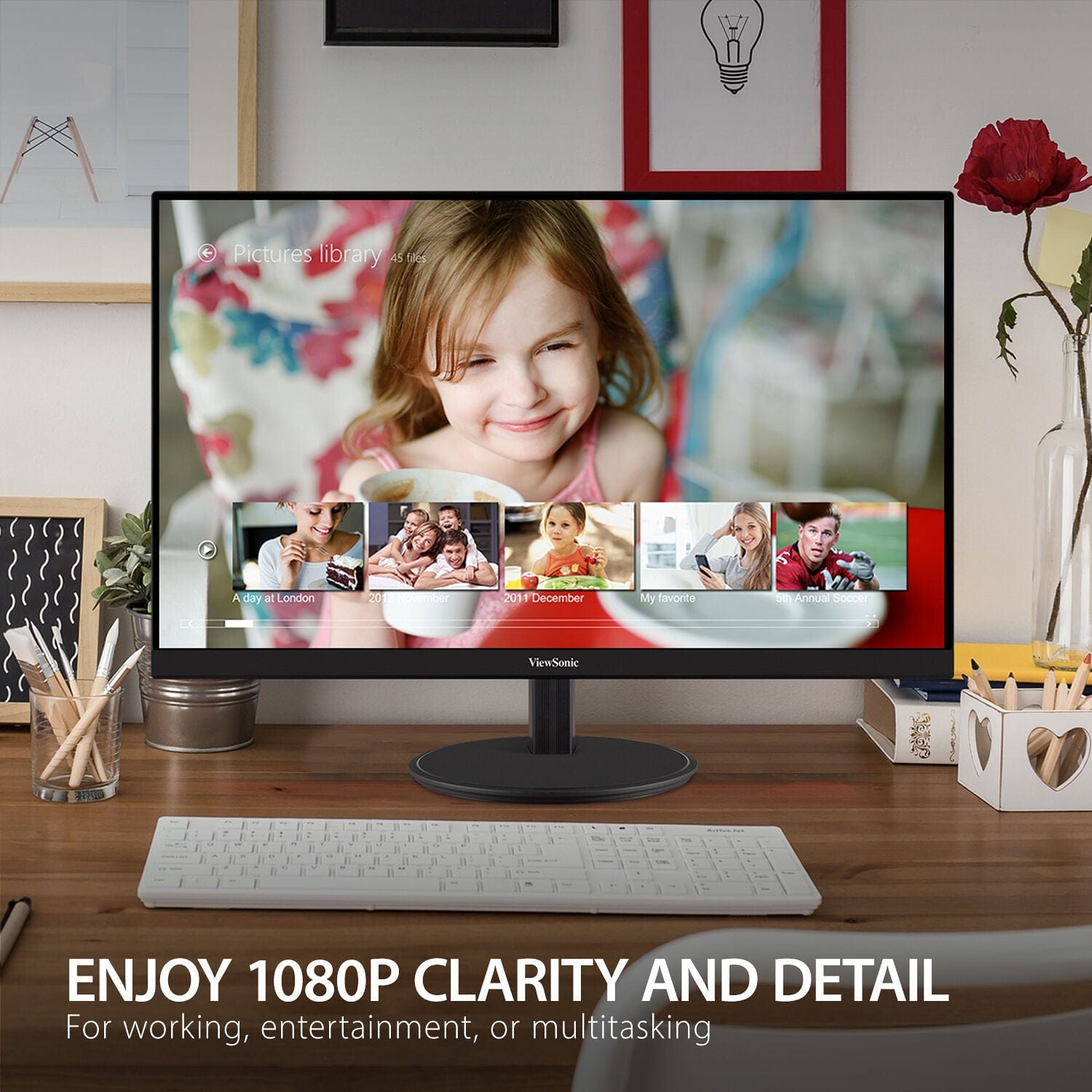 ViewSonic 27" 16:9 Adaptive-Sync MVA Monitor - Certified Refurbished