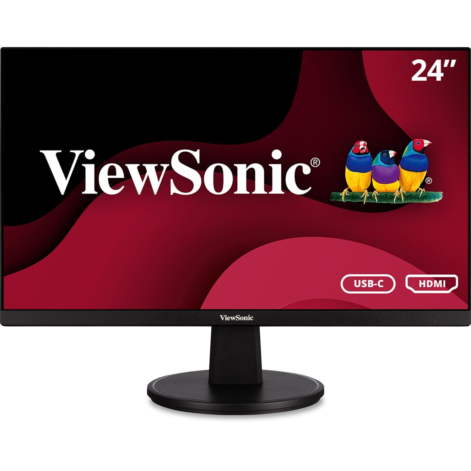 ViewSonic 24" Full HD 1080p USB C Monitor - Certified Refurbished