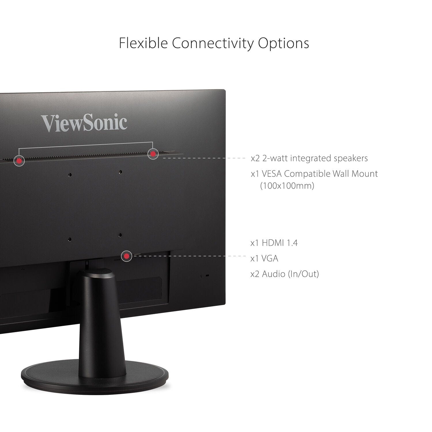 ViewSonic 27" 16:9 Adaptive-Sync MVA Monitor - Certified Refurbished