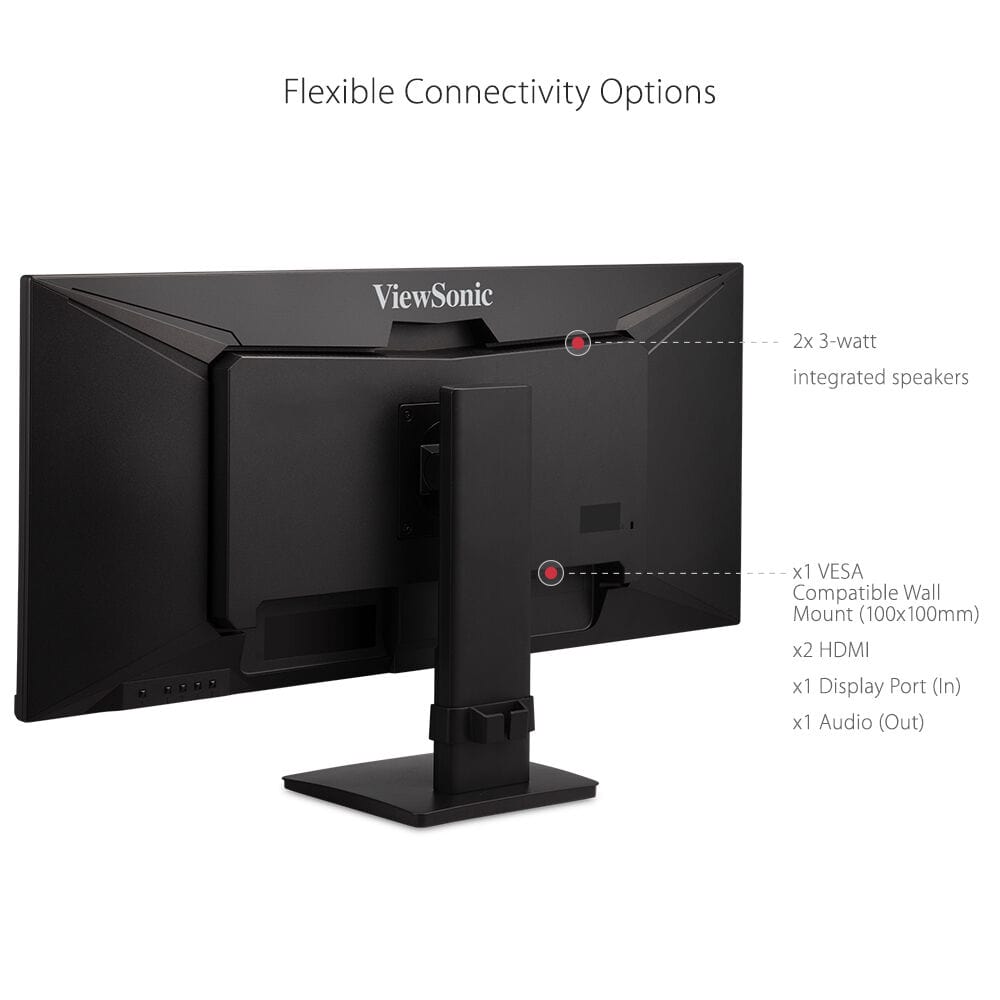 ViewSonic 34" 21:9 UltraWide WQHD 1440p IPS Monitor - C Grade Refurbished