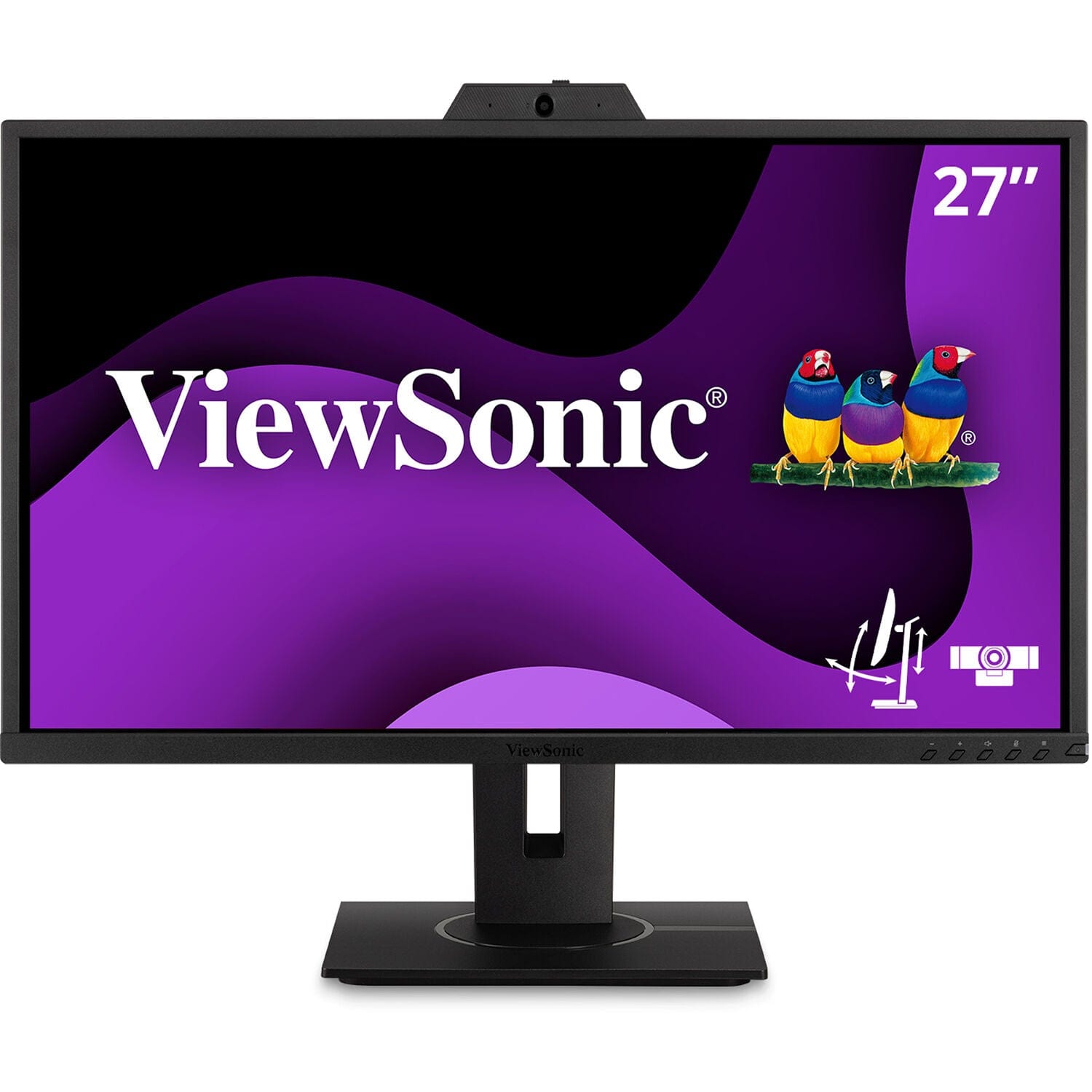 ViewSonic 27" 1080p IPS Home and Office Video Conferencing Monitor - Certified Refurbished