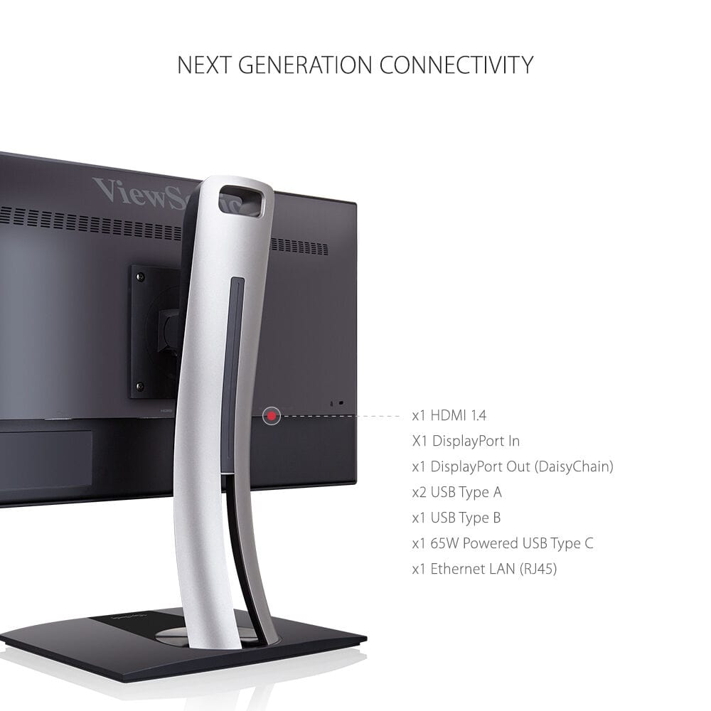 ViewSonic 27" USB Type-C Docking IPS Monitor - Certified Refurbished
