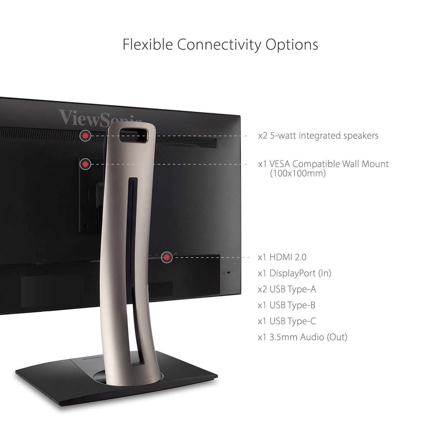 ViewSonic 32" 16:9 4K UHD HDR10 IPS Monitor - Certified Refurbished