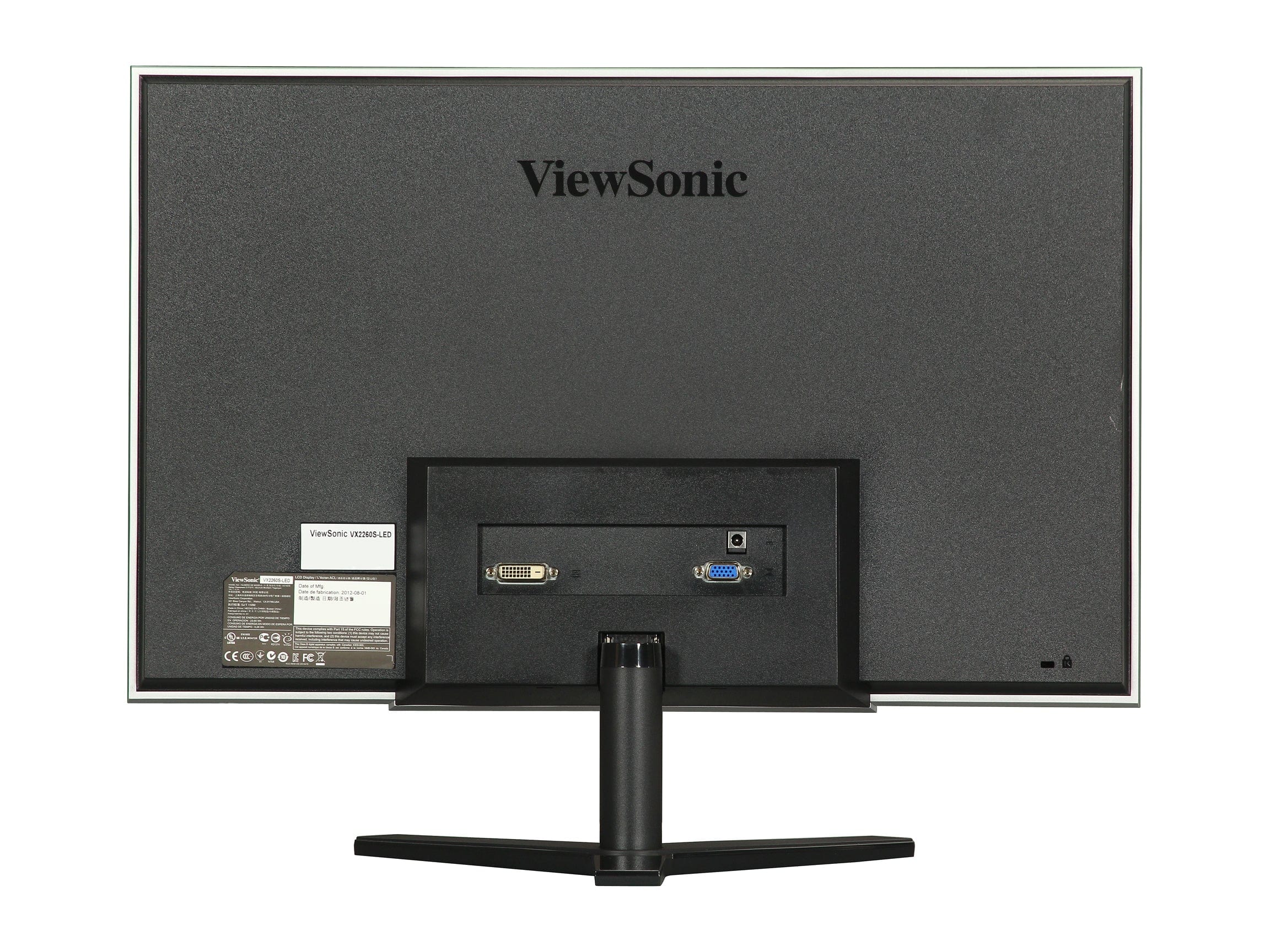 ViewSonic 22" Widescreen Ultra Thin IPS Panel LED Monitor Certified Refurbished