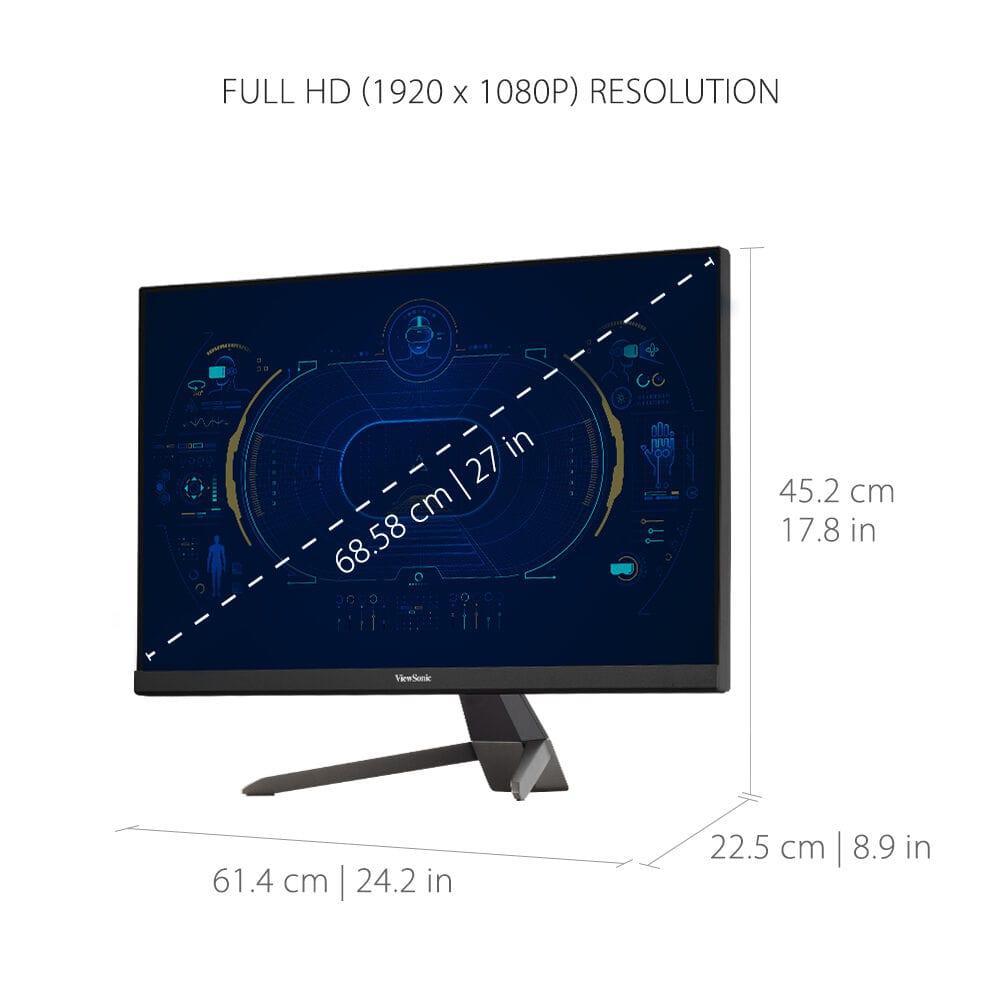 ViewSonic 27" 16:9 FreeSync VA Monitor - Certified Refurbished