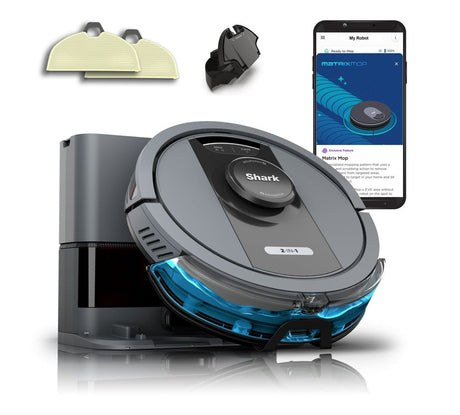 Shark Matrix 2-in-1 self-empty robot vacuum and mop, Certified Refurbished on Verdi
