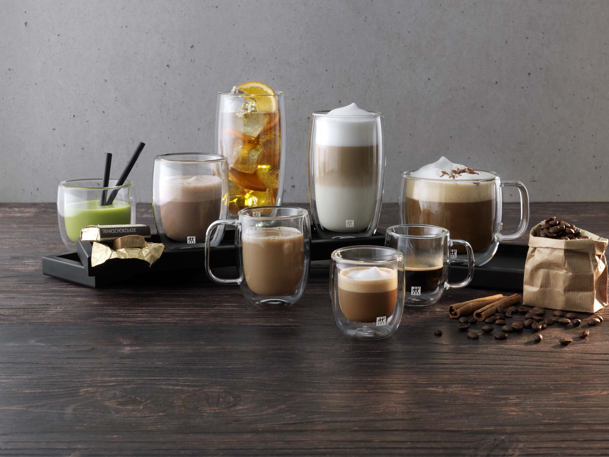 Zwilling Sorrento 2-pc Double-wall Glass Latte Cup Set