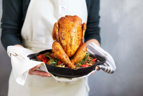 Staub Cast Iron 9.5-inch Vertical Chicken Roaster - Matte Black