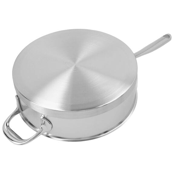 Demeyere Atlantis 3-qt Stainless Steel Saute Pan with Helper Handle