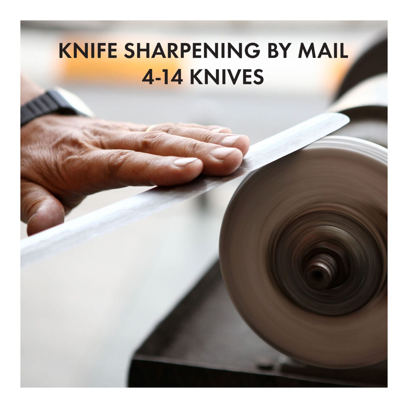 Knife Aid Professional Sharpening Service by Mail, 4 Knives