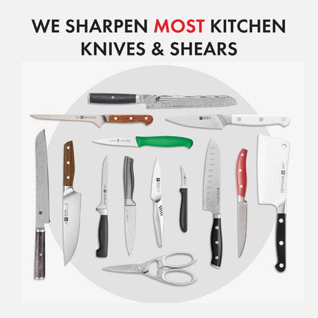 Knife Aid Professional Sharpening Service by Mail, 14 Knives