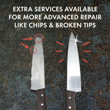 Knife Aid Professional Sharpening Service by Mail, 5 Knives