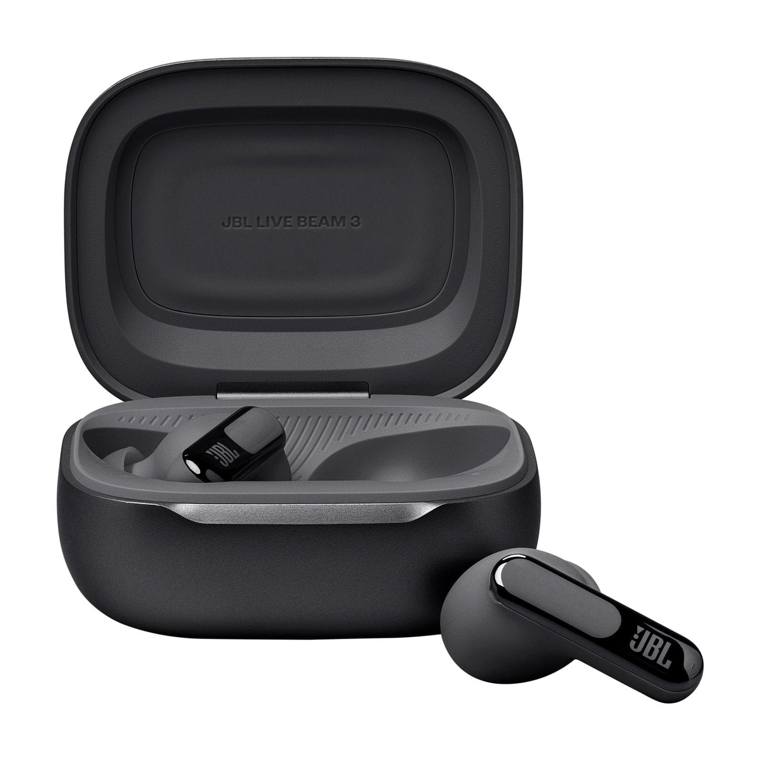 JBL Live Beam 3 True Wireless Bluetooth Earbuds, Black - Certified Refurbished
