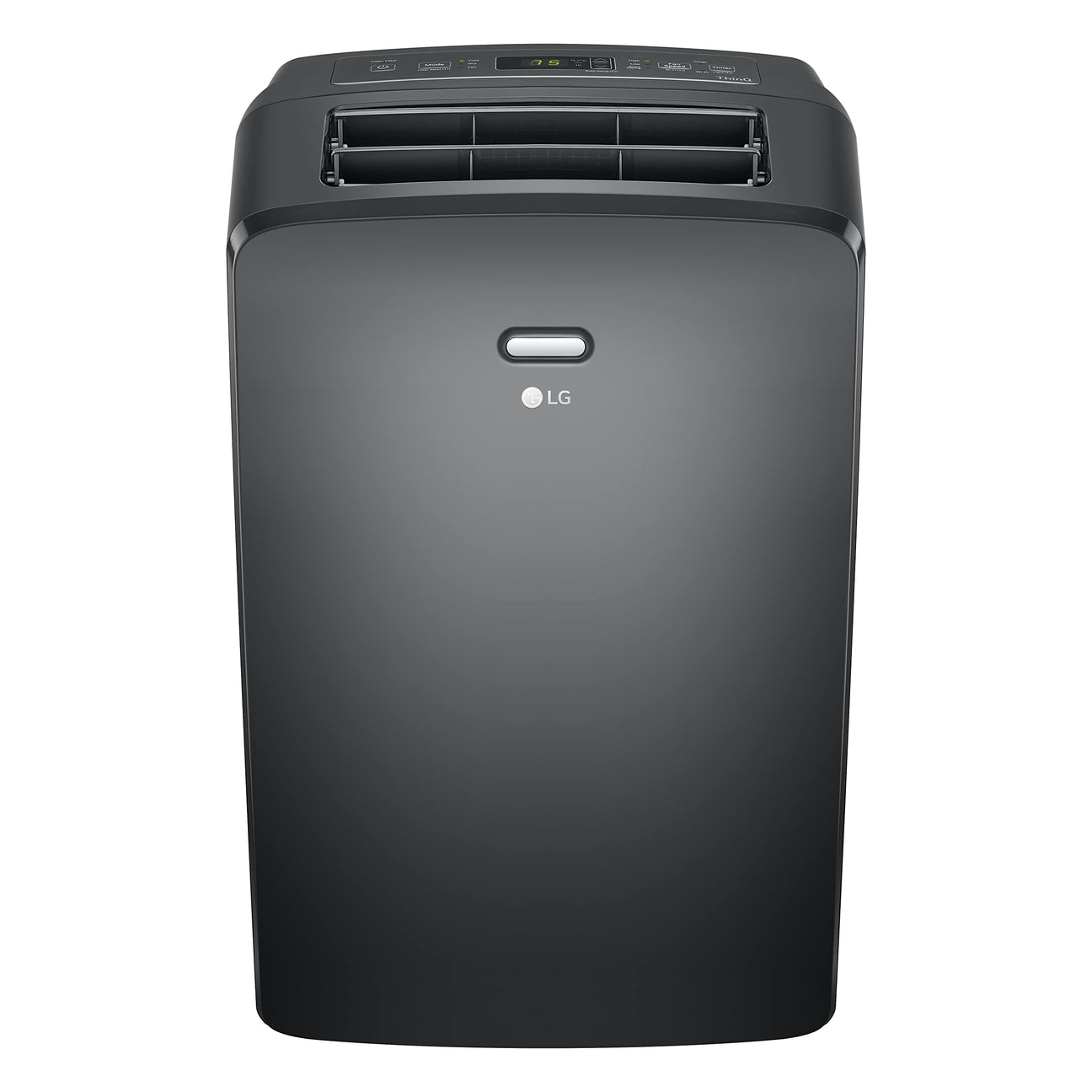 LG 8000 BTU DOE Smart Wi-Fi Portable Air Conditioner, 3-in-1, Cools 350 Sq Ft, Gray - Certified Refurbished