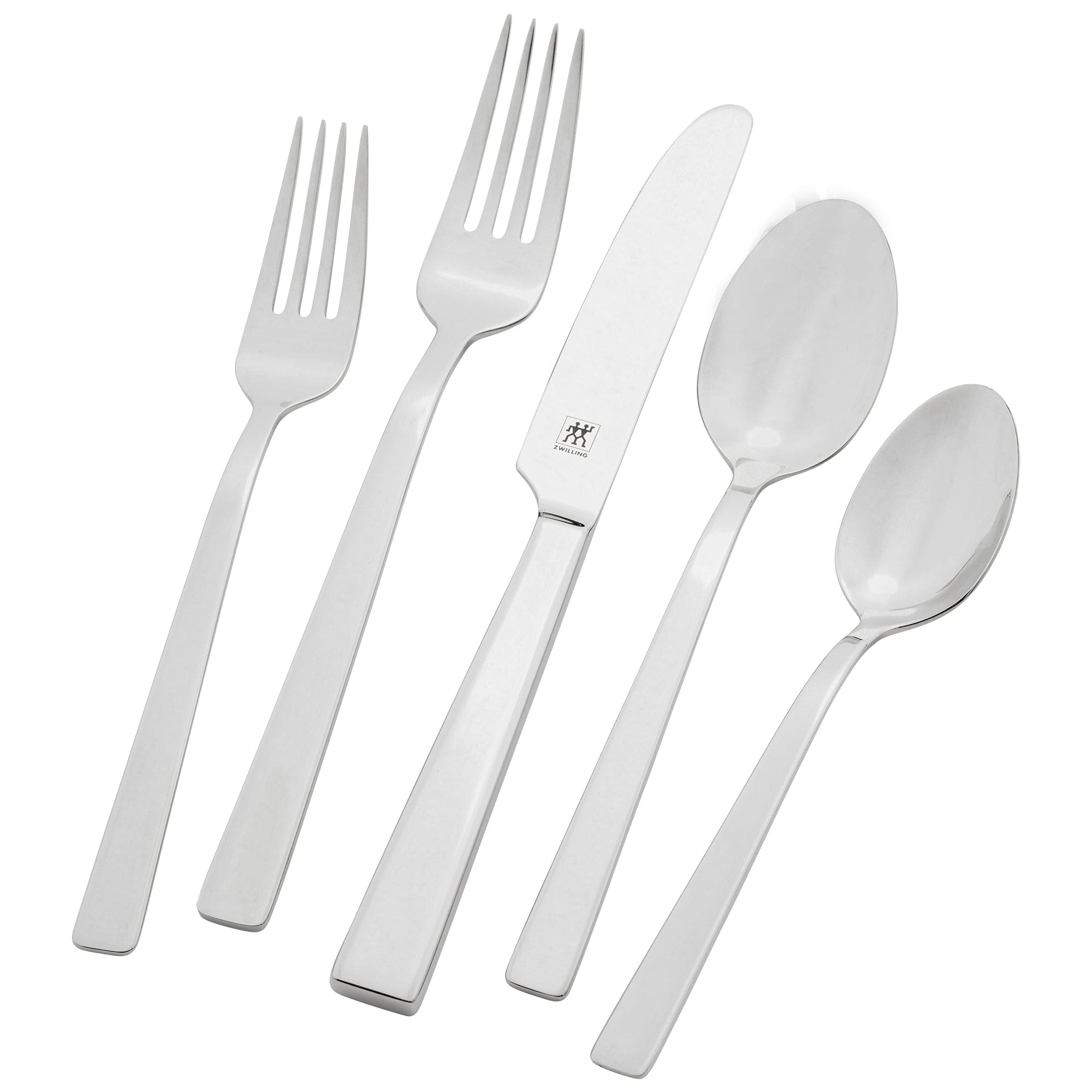 Zwilling King 45-pc Dinner Flatware Set, 18/10 Stainless Steel (Polished)