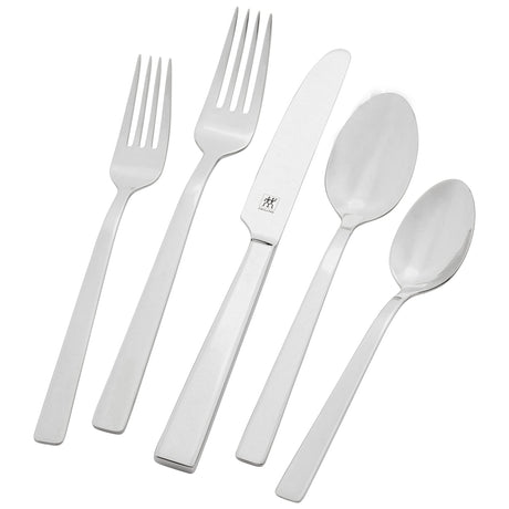 Zwilling King 45-pc Dinner Flatware Set, 18/10 Stainless Steel (Polished)
