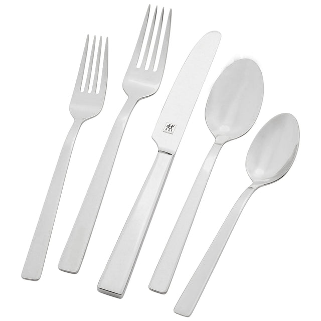 Zwilling King 45-pc Dinner Flatware Set, 18/10 Stainless Steel (Polished)