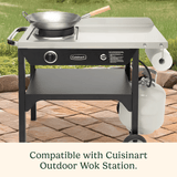 Cuisinart 14" Carbon Steel Hammered Wok, Round
