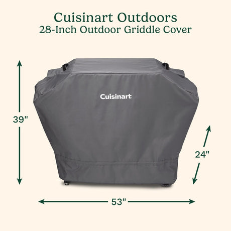 Cuisinart 28" Outdoor Griddle Cover for CGG-9020, CGG-98748