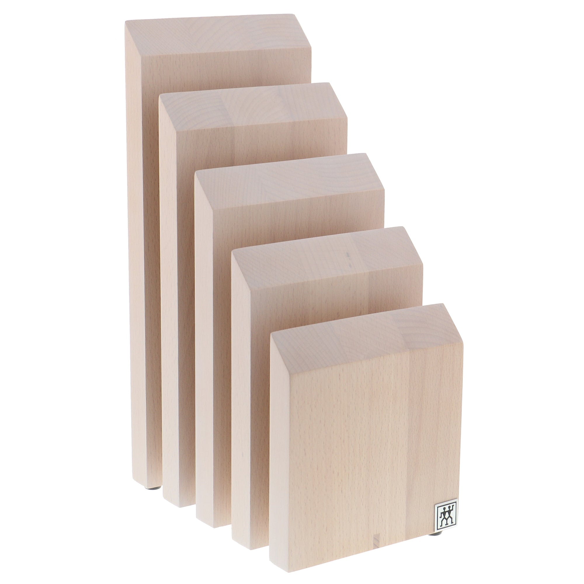 Zwilling Italian Upright Magnetic Knife Block - White-Colored Beechwood