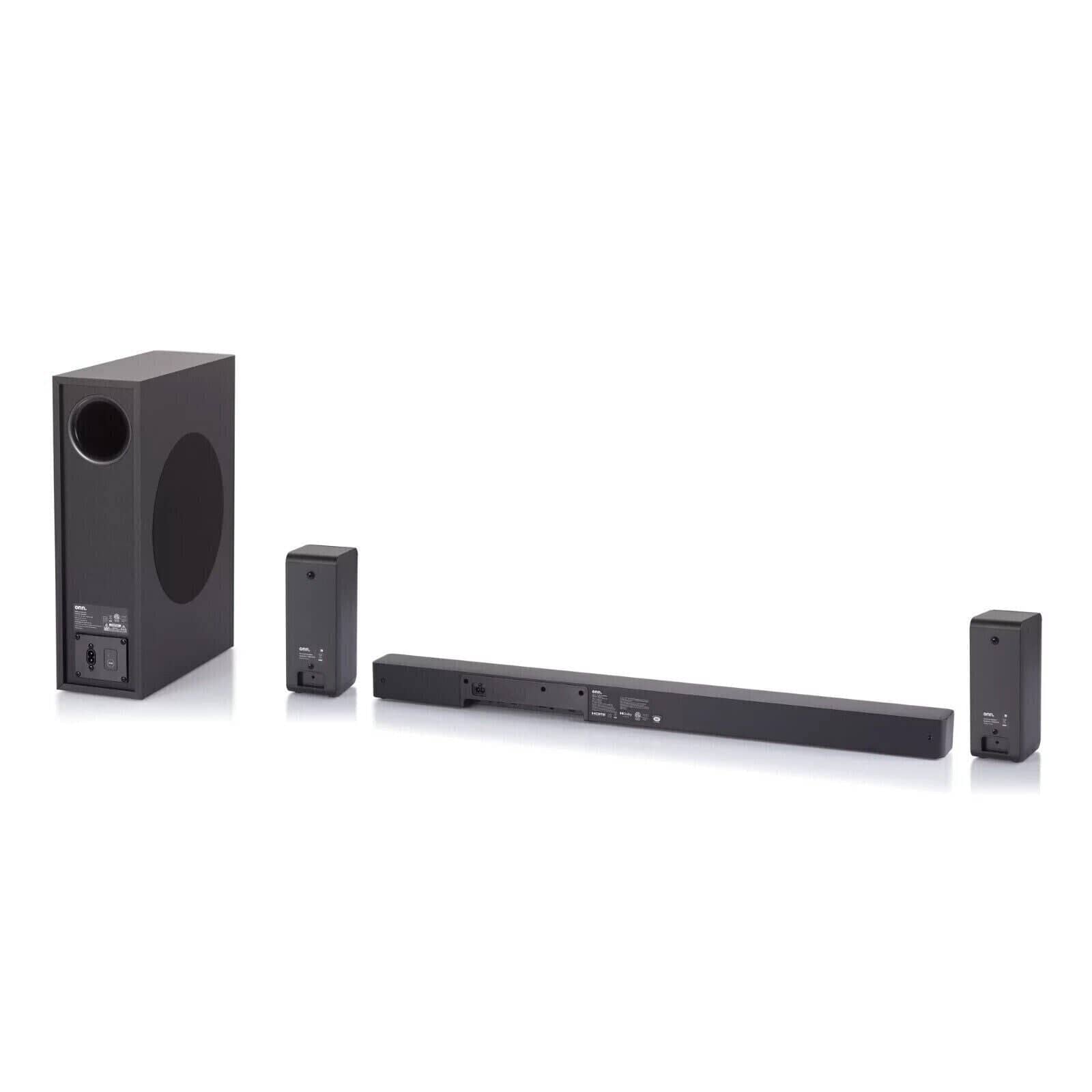 Onn 37" 5.1 Dolby Audio 700 Watt Bluetooth 6-Speaker Soundbar with Wireless Subwoofer - Certified Refurbished