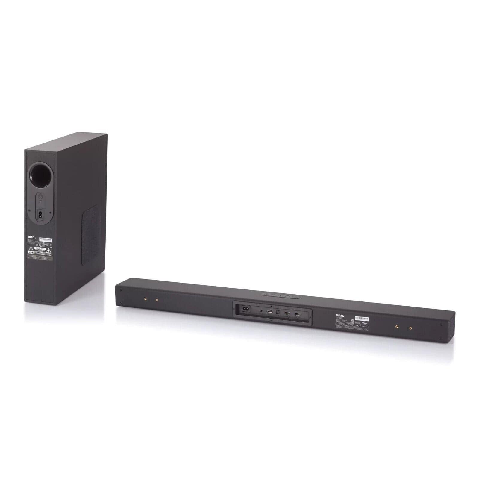 Onn Blast 2.1 Channels 36" 280 Watt Dolby Audio Soundbar with Wireless Subwoofer - Certified Refurbished