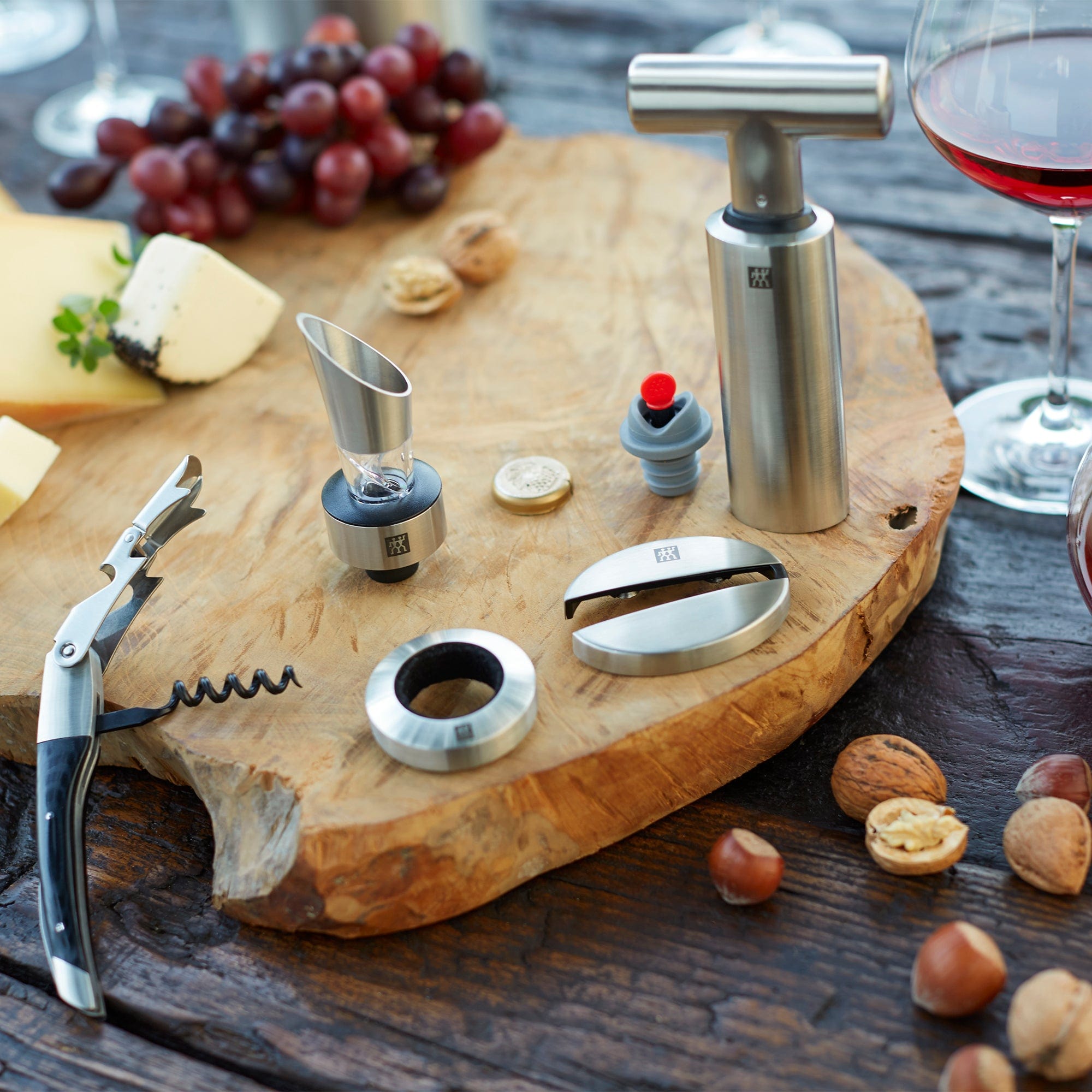 Zwilling Sommelier 3-pc Wine Vacuum Pump & Stopper Set