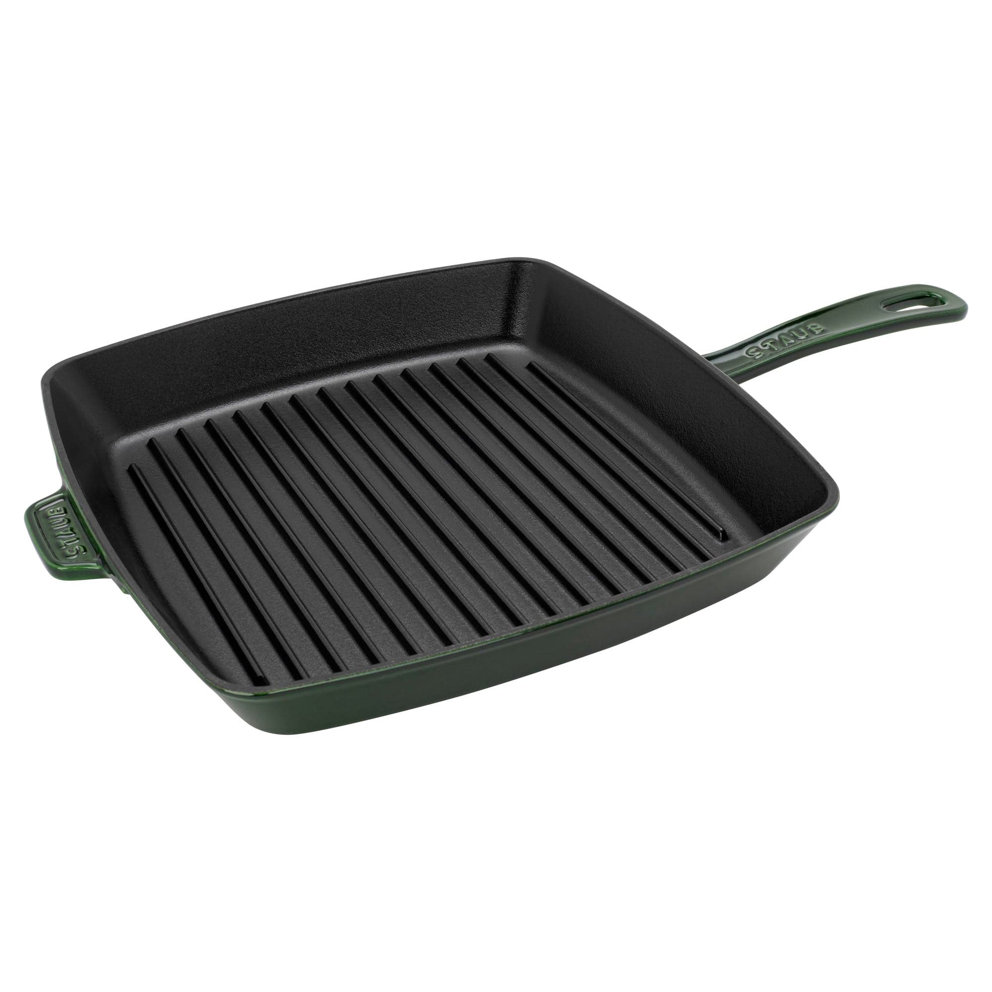 Staub Cast Iron 12-inch Square Grill Pan - Basil