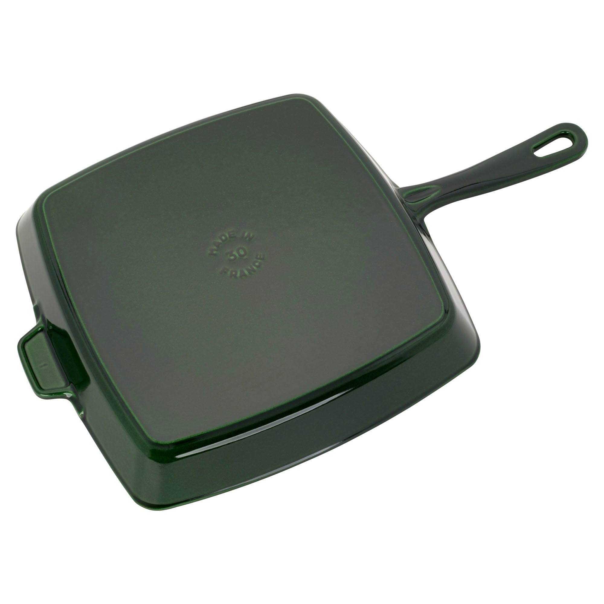 Staub Cast Iron 12-inch Square Grill Pan - Basil