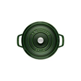 Staub Cast Iron 5.5-qt Round Cocotte, Dutch Oven - Basil