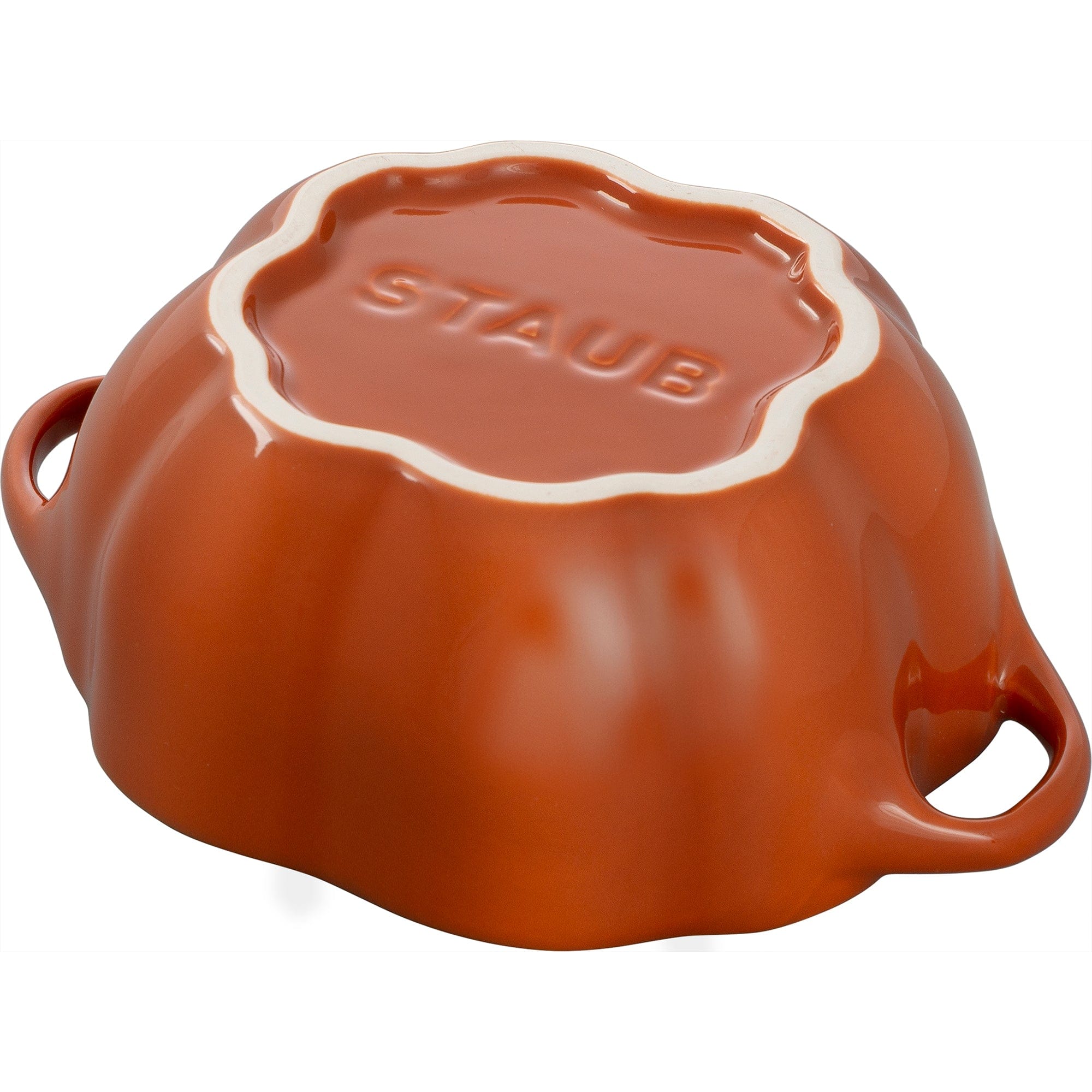 Staub Ceramic 24-oz Pumpkin Cocotte - Burnt Orange