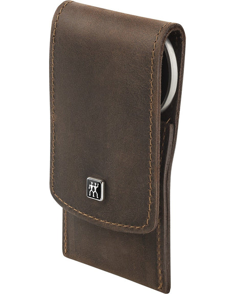 Zwilling Beauty Twinox 4-pc Manicure Set with Brown Leather Case