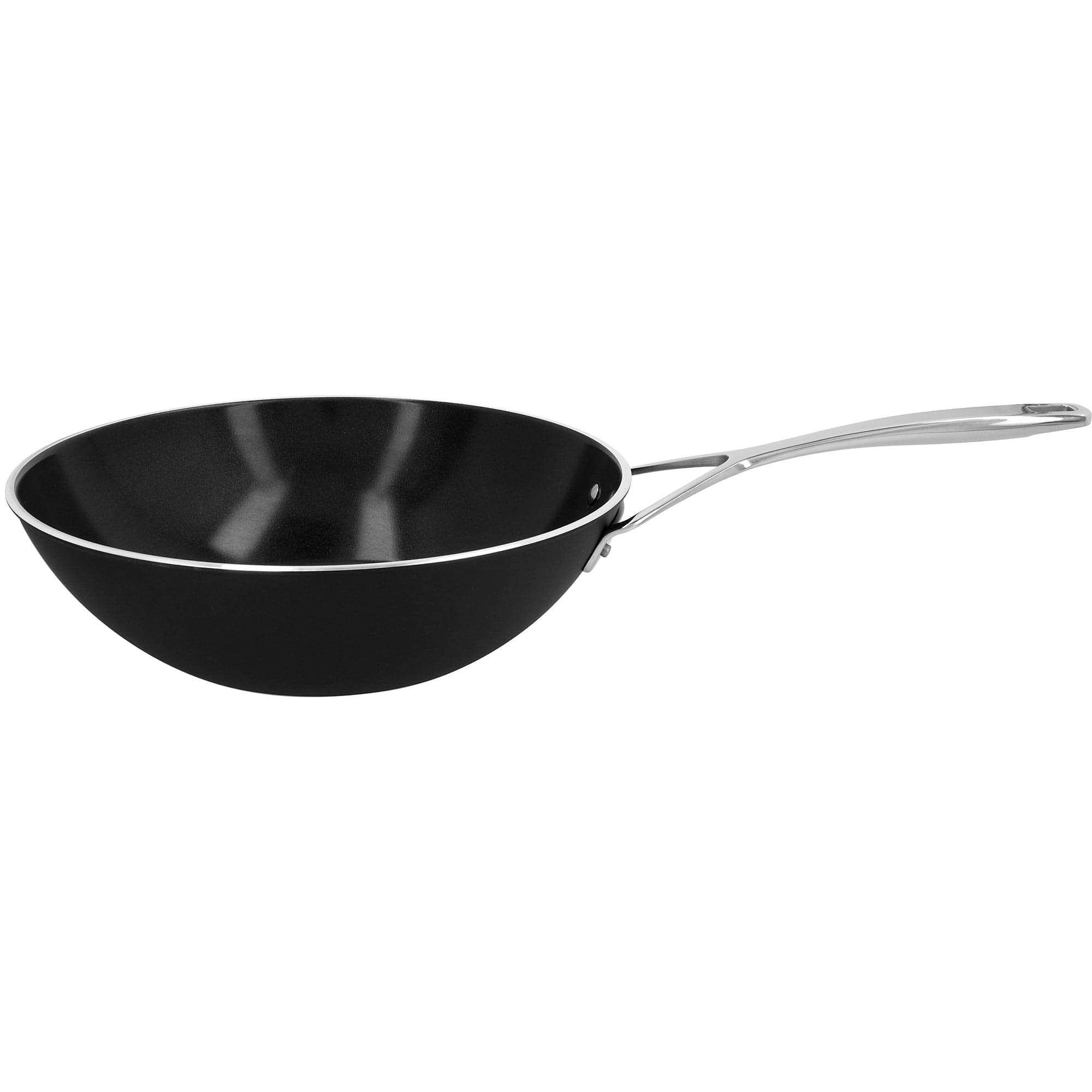 Demeyere AluPro Ceramic 12-inch Aluminum Nonstick Wok