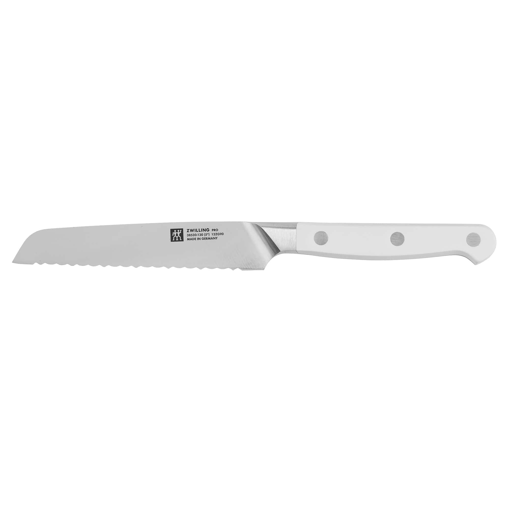 Zwilling Pro Le Blanc 5-inch Serrated Utility Knife