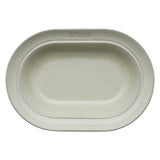 Staub Ceramic Dinnerware 10-inch Oval Serving Dish - White Truffle