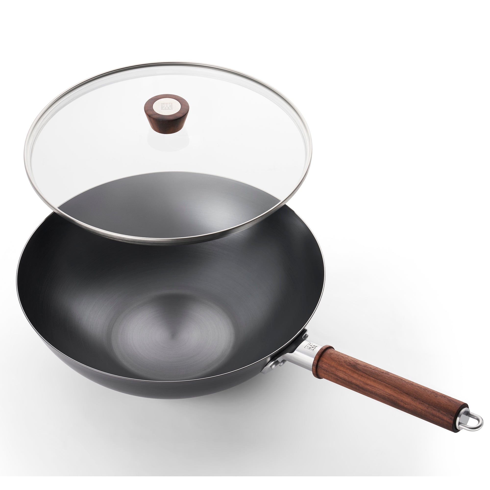 Zwilling Dragon 12-inch Carbon Steel Wok with Lid