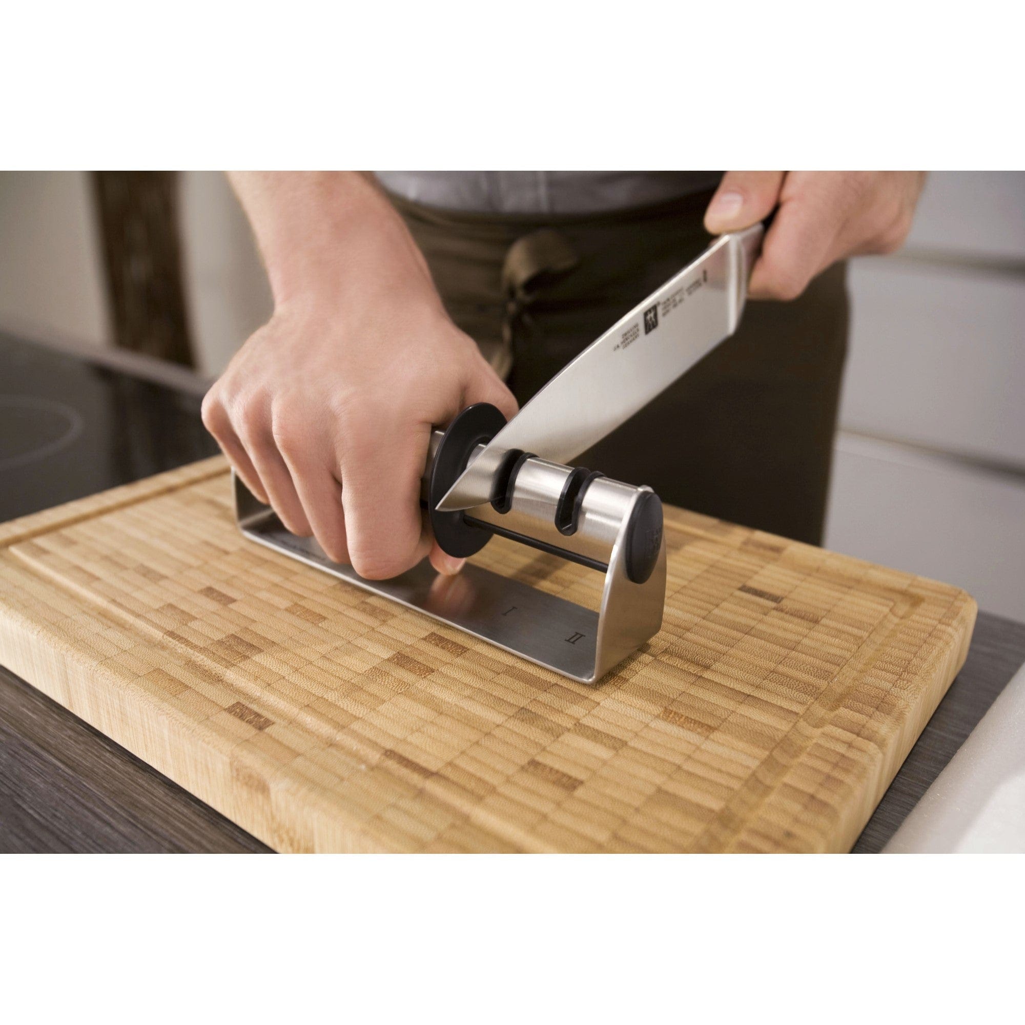 Zwilling Twinsharp Duo Stainless Steel Handheld Knife Sharpener