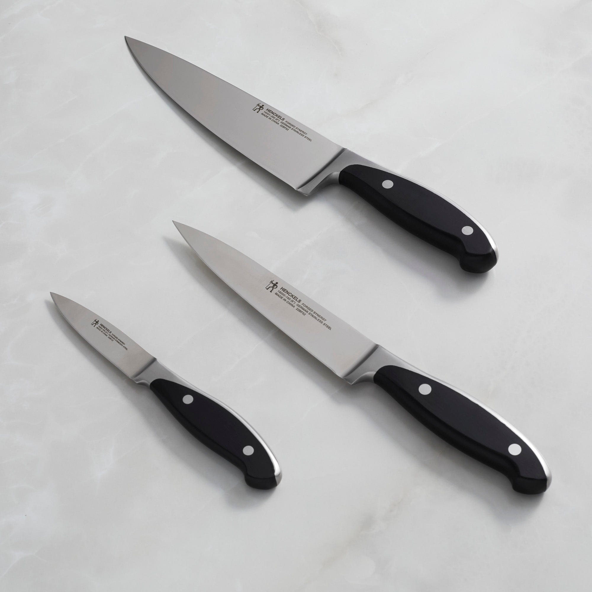 Henckels Forged Synergy 3-pc Starter Knife Set