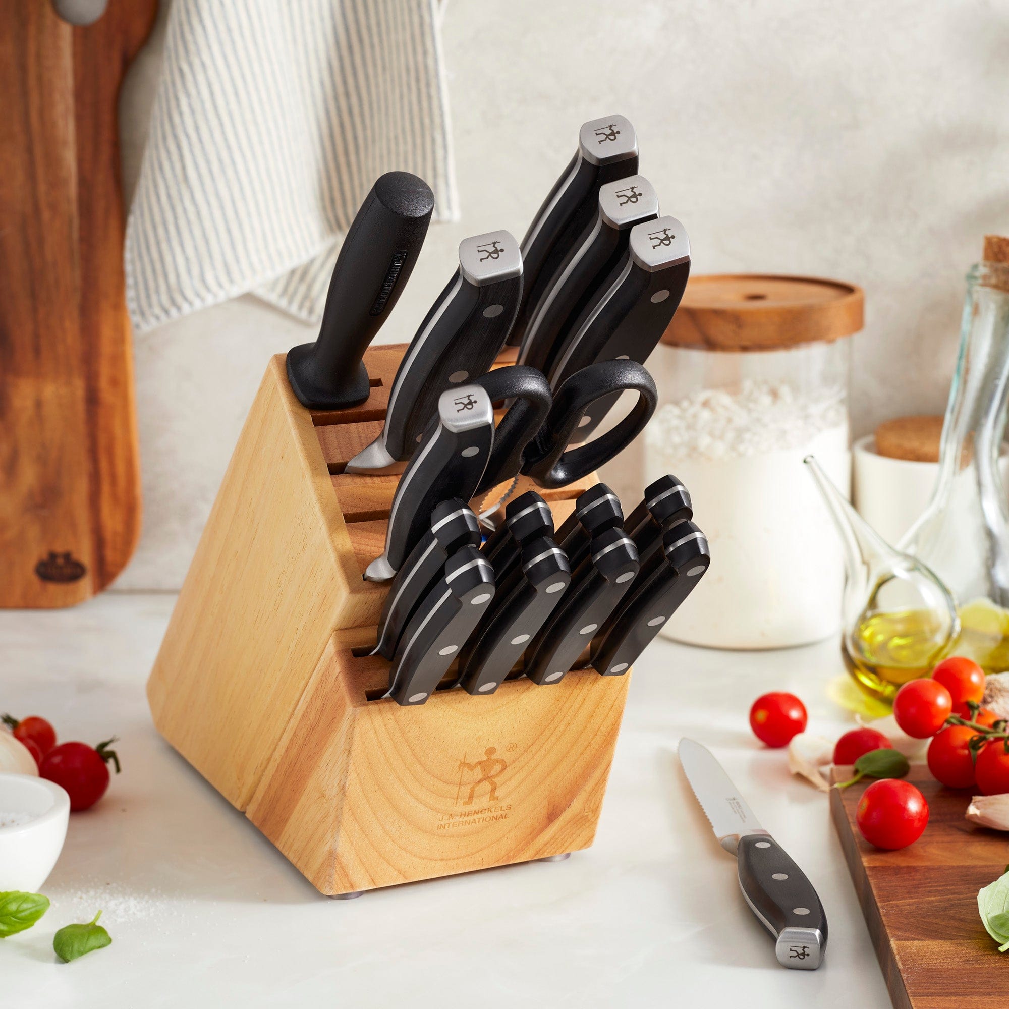 Henckels Forged Premio 17-pc Knife Block Set